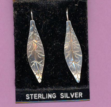 Sterling Silver Leaves
